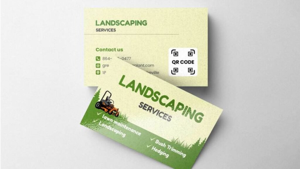 lawn service business cards