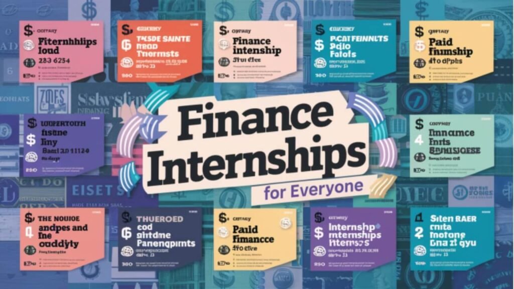 finance internships