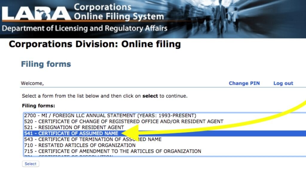 lara business entity search